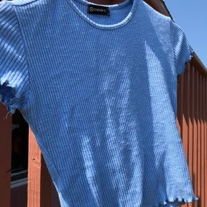 blue shirt from popular 21